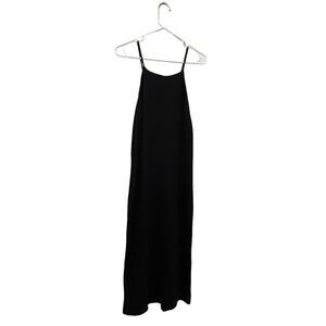 ‘S Max Mara Polyamide Black Maxi Tank Dress